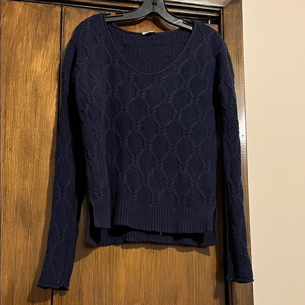 GAP Navy Cable Knit Sweater